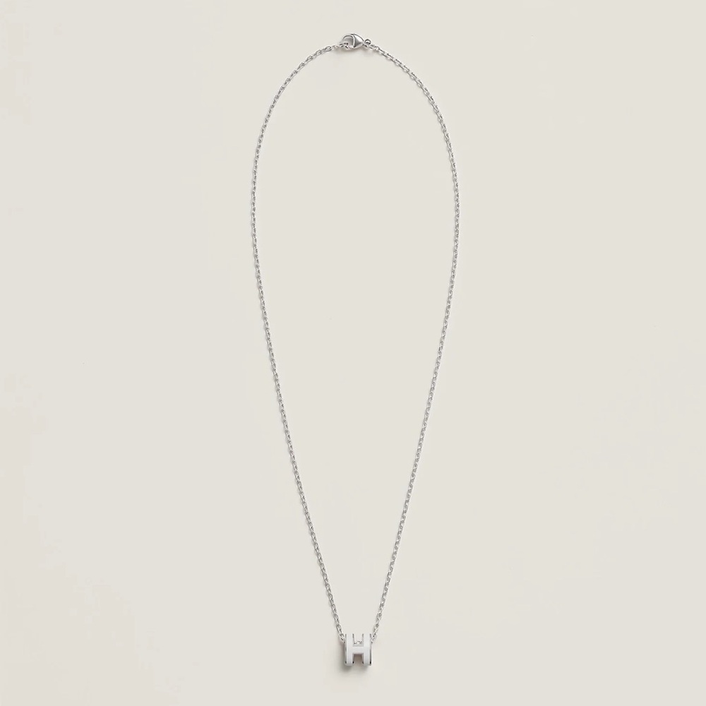 Hermes Mini Pop H Pendant Necklace - Picture 2 of 11